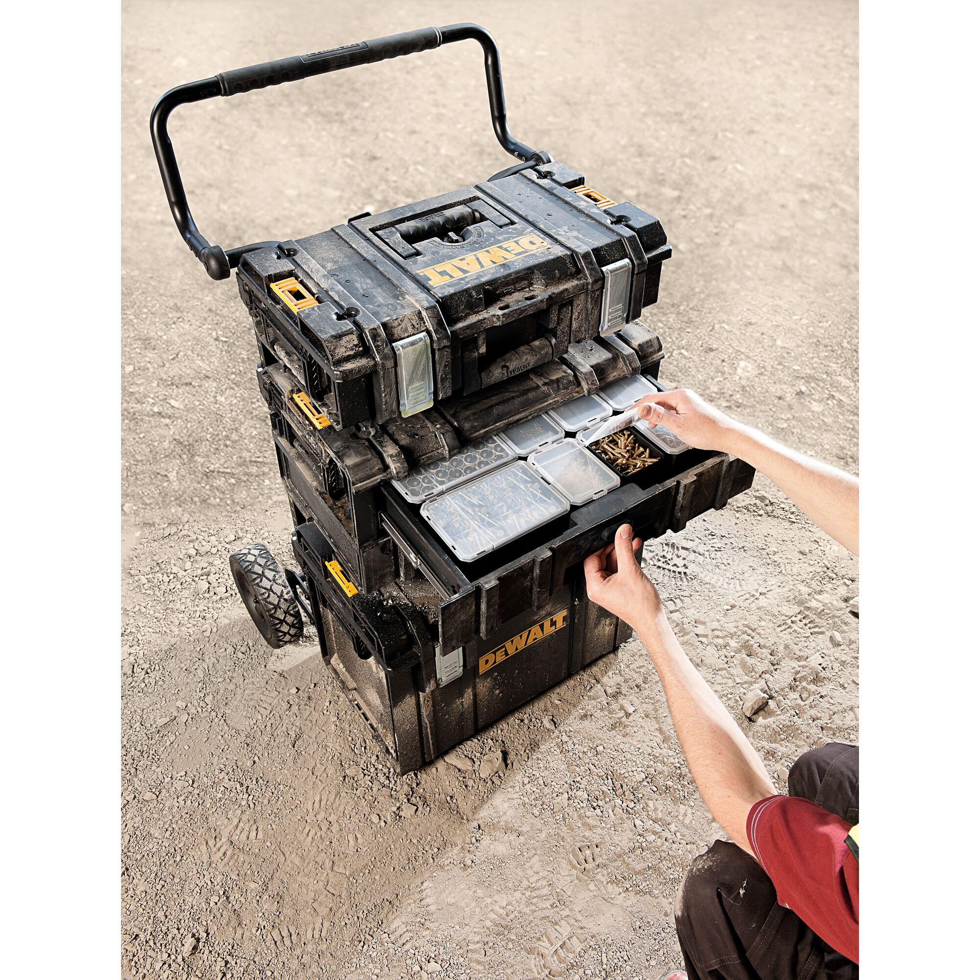 DE DEWALT Tough System 2 drawers unit DEWALT
